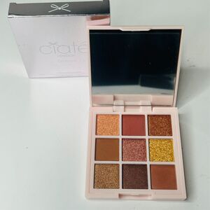 Ciate London Bronzed 9pc Eyeshadow Trend Palette Metallics Mattes Full Size NIB